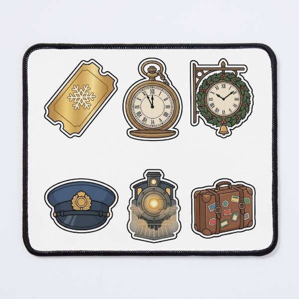 Item preview, Polar Express Railway Station Sticker Pack - Nostalgic Train Journey designed and sold by SimpleP.