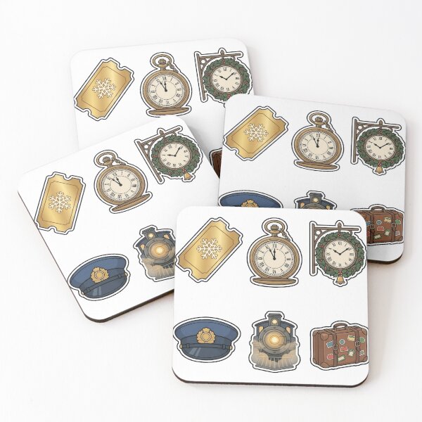 Item preview, Polar Express Railway Station Sticker Pack - Nostalgic Train Journey designed and sold by SimpleP.