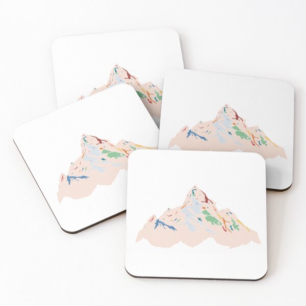 Item preview, Cold Tone Everest - Geometric Alpine Peak Art designed and sold by iampaulmorris.