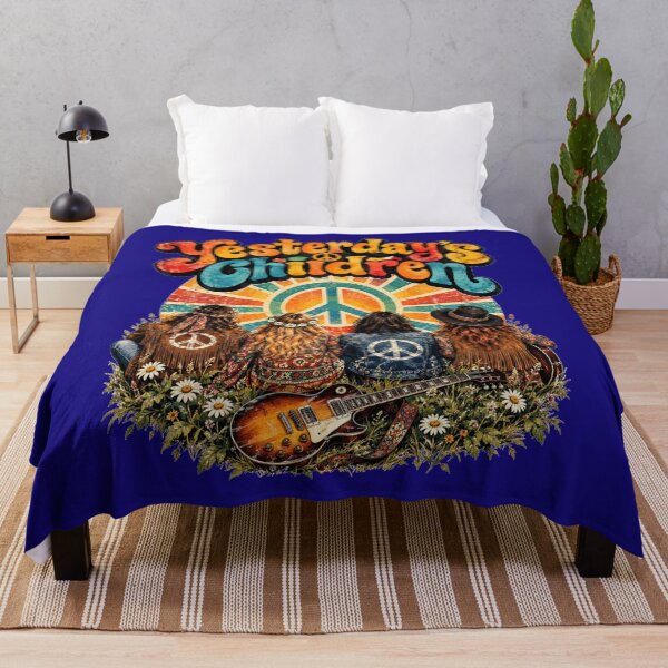 Item preview, Yesterday's Children Vintage 70s Retro Peace Sign Classic Rock Music Lover Gift designed and sold by Evelashop.