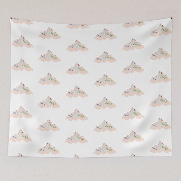 Item preview, Cold Tone Everest - Geometric Alpine Peak Art designed and sold by iampaulmorris.