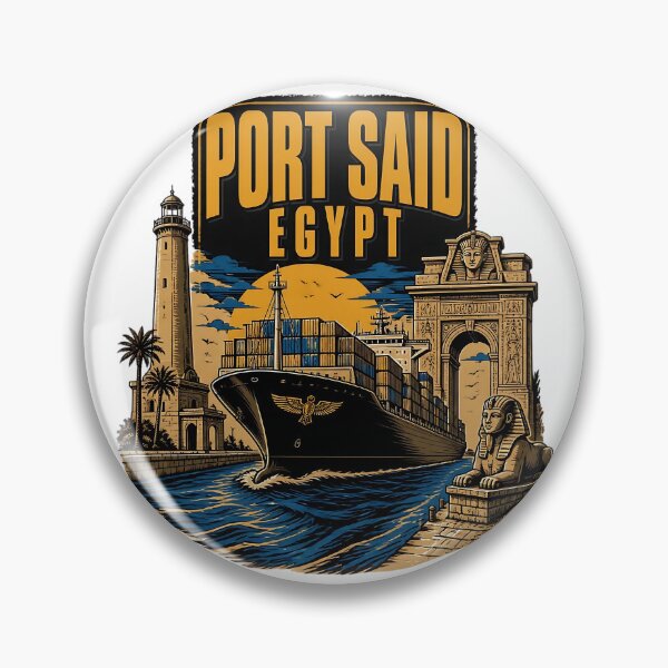 Item preview, Port Said Egypt Vintage Travel Tourism designed and sold by TravelersGems.