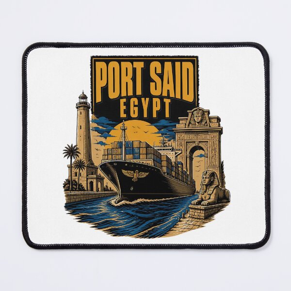Item preview, Port Said Egypt Vintage Travel Tourism designed and sold by TravelersGems.
