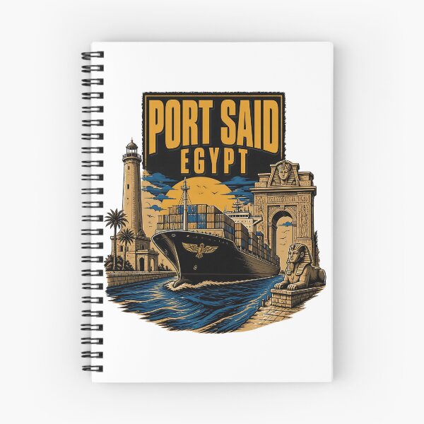 Item preview, Port Said Egypt Vintage Travel Tourism designed and sold by TravelersGems.