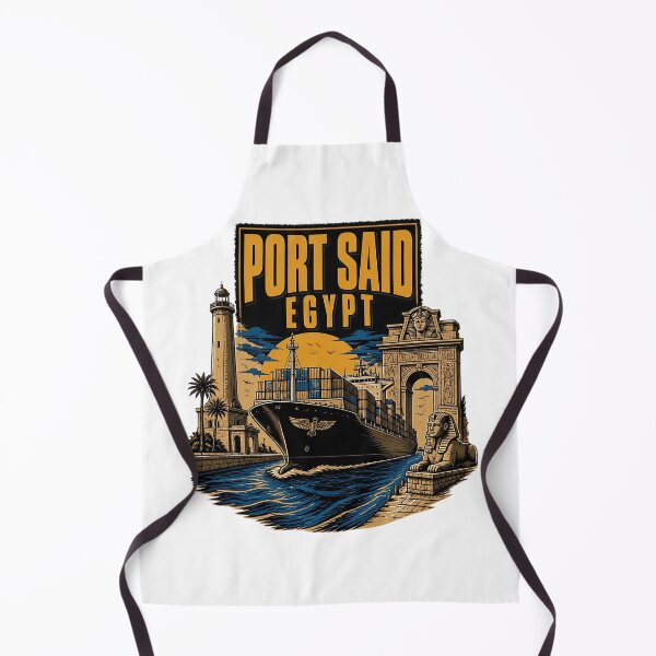 Item preview, Port Said Egypt Vintage Travel Tourism designed and sold by TravelersGems.