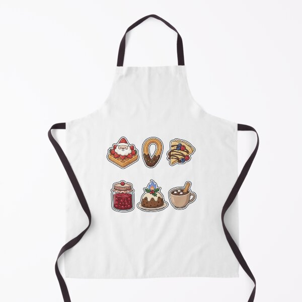 Item preview, Sweet Christmas Waffle & Dessert Sticker Pack - Holiday Pastry Treats designed and sold by SimpleP.