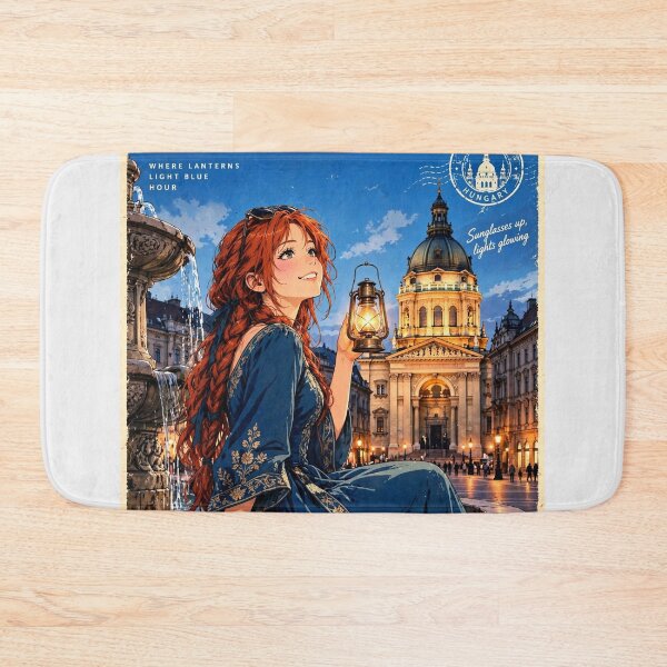 Item preview, Hungary — St. Stephen's Basilica — A Magical Blue-Hour Evening in Budapest designed and sold by DibujandoPorfa.