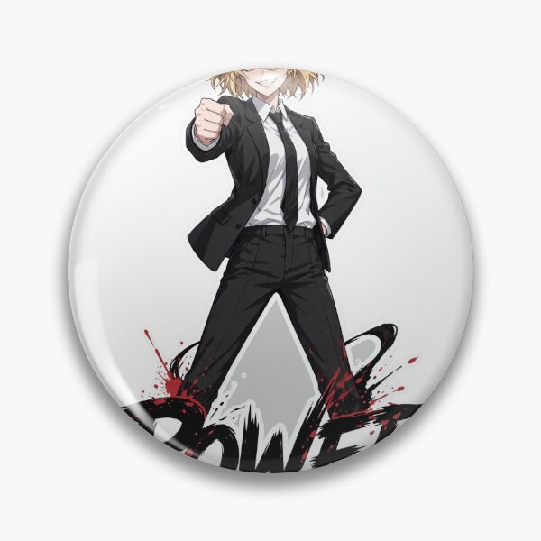 Item preview, Power Name Banner Sticker - Chainsaw Man Fan Art designed and sold by Lesley D.