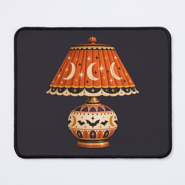 Item preview, Vintage Halloween Bat Table Lamp designed and sold by AliAltinelArt.