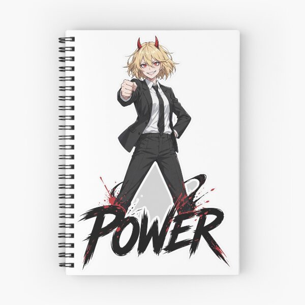 Item preview, Power Name Banner Sticker - Chainsaw Man Fan Art designed and sold by Lesley D.