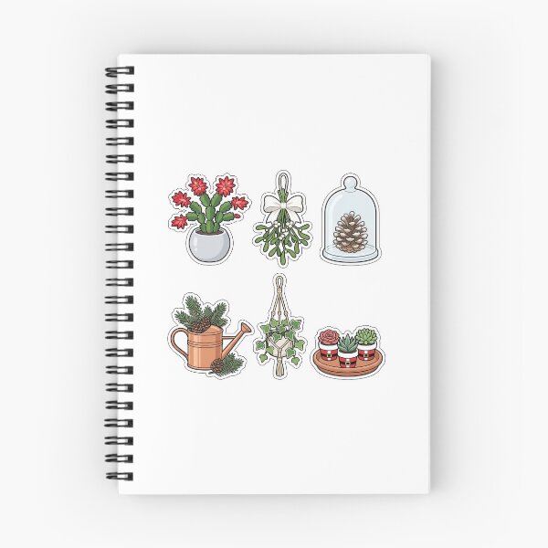 Item preview, Winter Botanical Greenhouse Sticker Pack - Plant Lover Holiday Set designed and sold by SimpleP.