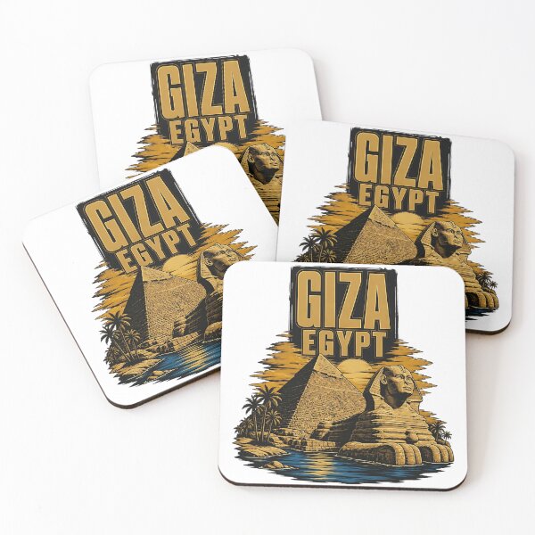 Item preview, Giza Egypt Vintage Travel Tourism designed and sold by TravelersGems.