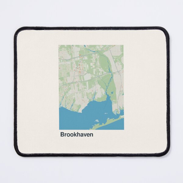 Item preview, Brookhaven Minimalistic Map Art designed and sold by MapsNerd.