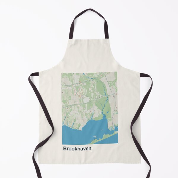 Item preview, Brookhaven Minimalistic Map Art designed and sold by MapsNerd.