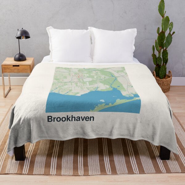 Item preview, Brookhaven Minimalistic Map Art designed and sold by MapsNerd.