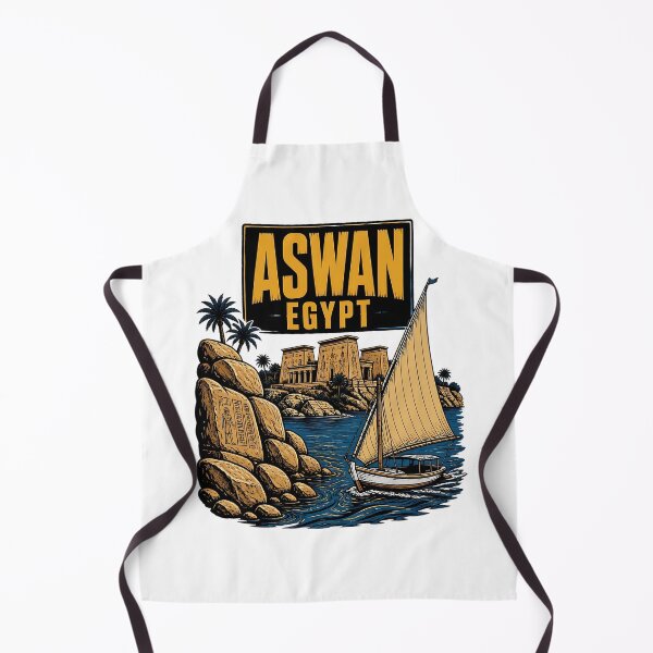 Item preview, Aswan Egypt Vintage Travel Tourism designed and sold by TravelersGems.