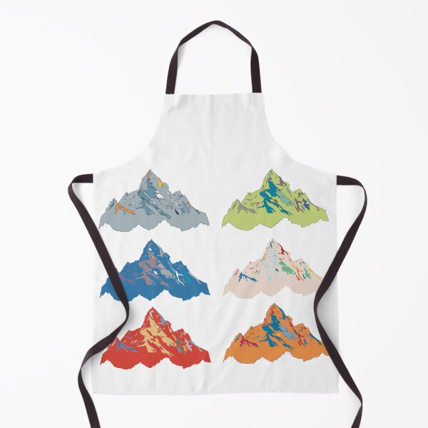 Item preview, Everest Set of Six - Geometric Alpine Peak Art designed and sold by iampaulmorris.
