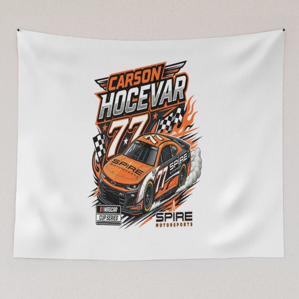 Item preview, Carson Hocevar 77 NASCAR Racing – Spire Motorsports Race Car designed and sold by CatLovers Studio.