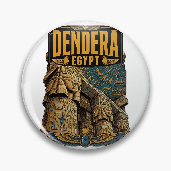 Item preview, Dendera Egypt Vintage Travel Tourism designed and sold by TravelersGems.