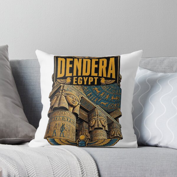 Item preview, Dendera Egypt Vintage Travel Tourism designed and sold by TravelersGems.