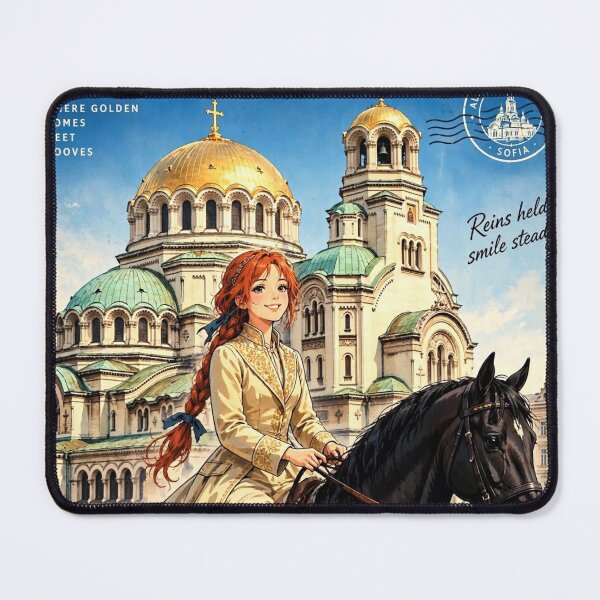 Item preview, Bulgaria — Alexander Nevsky Cathedral — A Golden Equestrian Journey Through Sofia designed and sold by DibujandoPorfa.