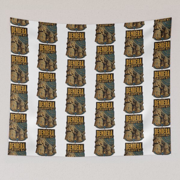 Item preview, Dendera Egypt Vintage Travel Tourism designed and sold by TravelersGems.