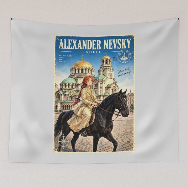 Item preview, Bulgaria — Alexander Nevsky Cathedral — A Golden Equestrian Journey Through Sofia designed and sold by DibujandoPorfa.