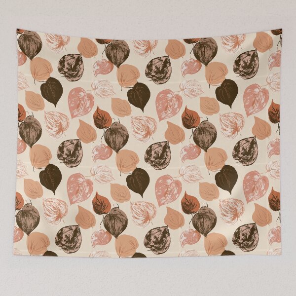Item preview, Radiant Pothos Print - Hawaiian Flower Pattern - Anniversary Gifts For Mom designed and sold by RoyalStarsPatts.