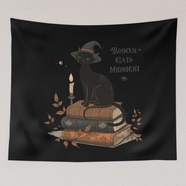 Item preview, Witchy Cat Book Lover designed and sold by ChicTrendz.