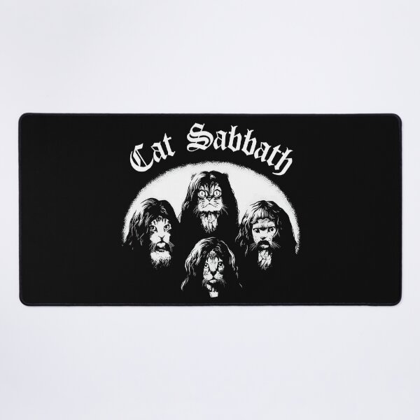 Item preview, Cat Sabbath Heavy Metal Cats designed and sold by Themtallistjo.
