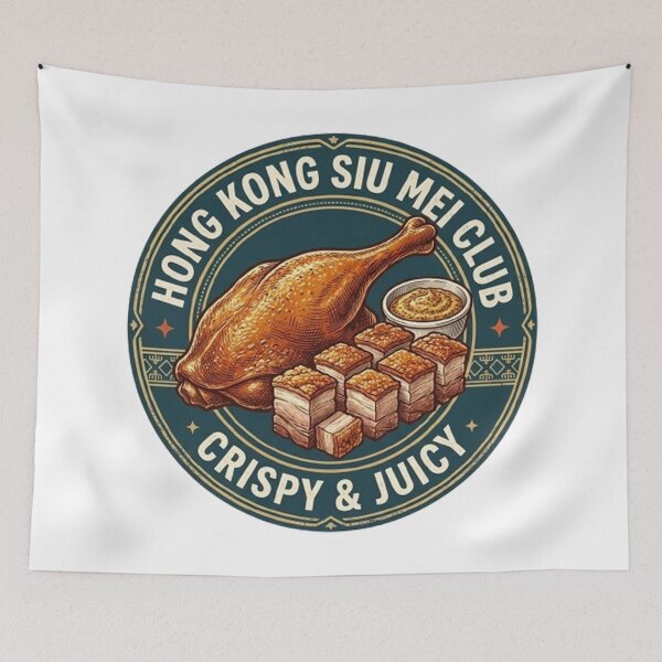 Item preview, Kawaii Char Siu Lover - Cute Hong Kong BBQ Pork Rice Art designed and sold by PetalsPaws.