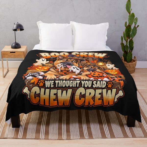 Item preview, Boo Crew We Thought You Said Chew Crew designed and sold by PawPlanetPro.