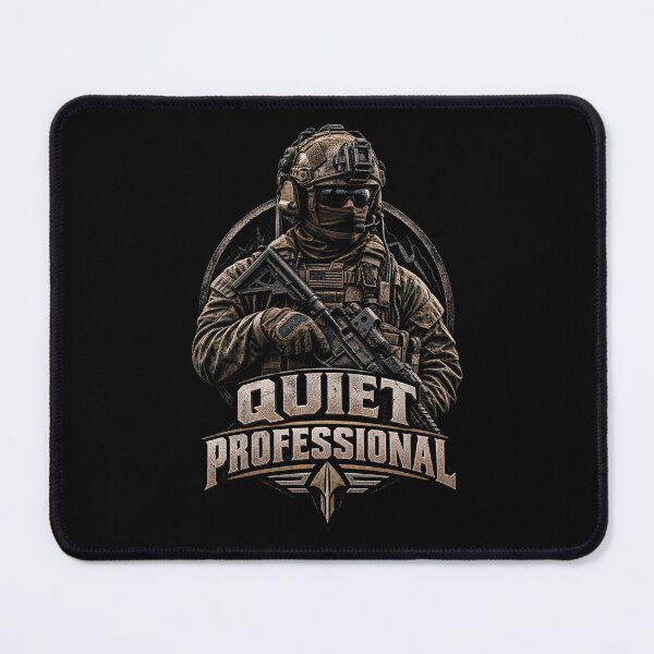 Item preview, Quiet Professional Tactical Military Special Forces Operator designed and sold by CrazySzoopWorld.
