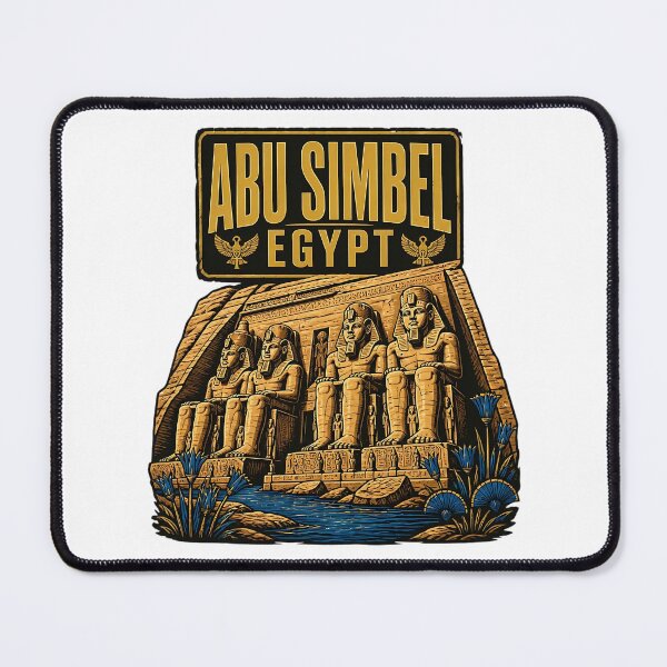 Item preview, Abu Simbel Egypt Vintage Travel Tourism designed and sold by TravelersGems.