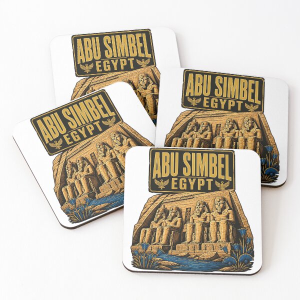 Item preview, Abu Simbel Egypt Vintage Travel Tourism designed and sold by TravelersGems.