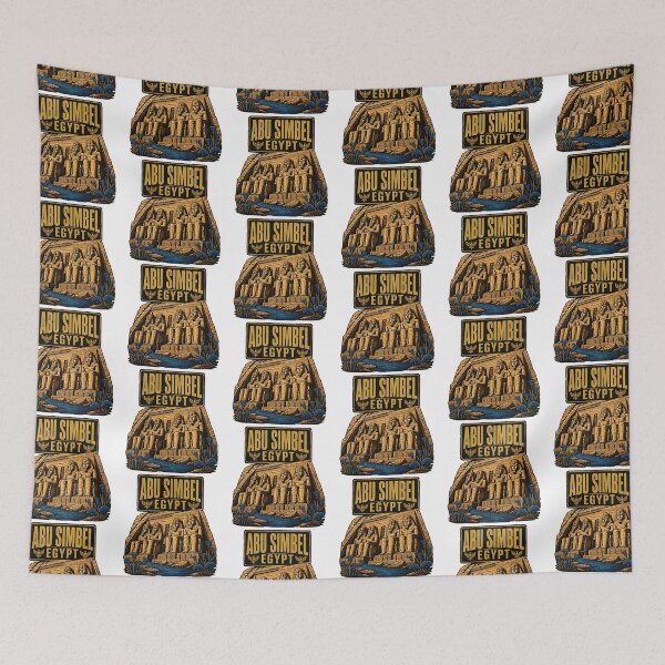 Item preview, Abu Simbel Egypt Vintage Travel Tourism designed and sold by TravelersGems.