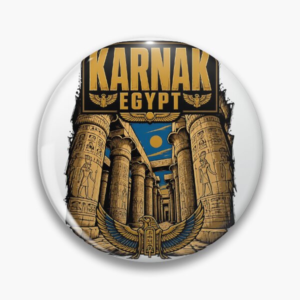 Item preview, Karnak Egypt Vintage Travel Tourism designed and sold by TravelersGems.