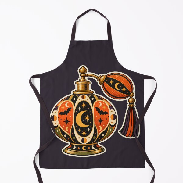 Item preview, Vintage Witchy Halloween Perfume Bottle designed and sold by AliAltinelArt.