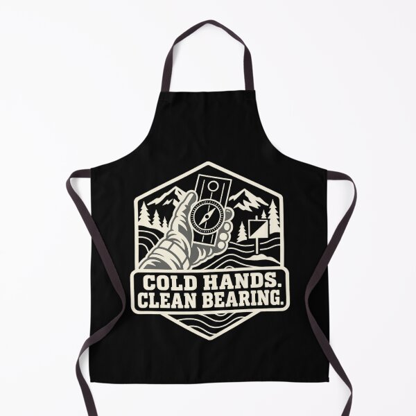 Item preview, Cold Hands Clean Bearing Compass Navigation Humor designed and sold by DreamLayerStudio.