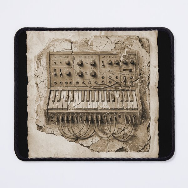 Item preview, Pompeii Synthesizer Sepia Relic - Ancient Roman Fresco designed and sold by codex antique.