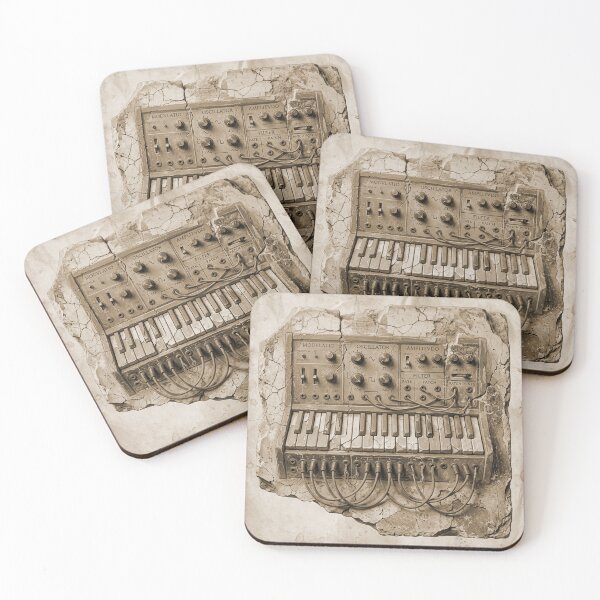 Item preview, Pompeii Synthesizer Sepia Relic - Ancient Roman Fresco designed and sold by codex antique.
