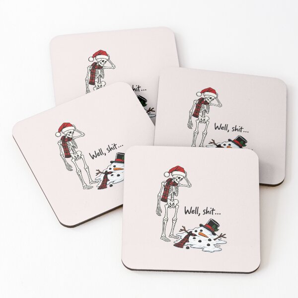 Item preview, Skeleton Santa Hat Melted Snowman Funny Christmas designed and sold by ChuyenSuperx.