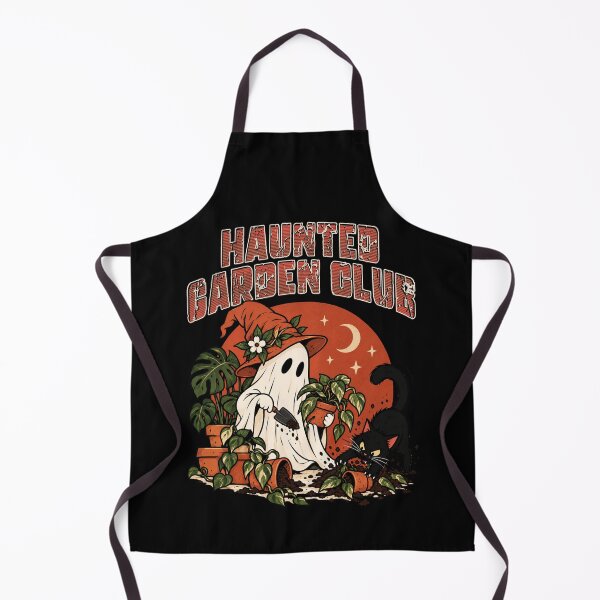 Item preview, Haunted Garden Club - Ghost Gardener & Black Cat Plant Lover designed and sold by sekrecja.