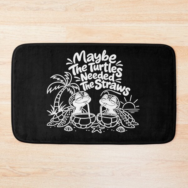 Item preview, Maybe The Turtles Needed The Straws Sarcastic Sea Turtle designed and sold by Crystal-Tree.
