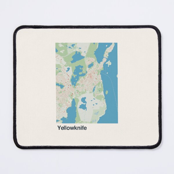 Item preview, Yellowknife Minimalistic Map Art designed and sold by MapsNerd.