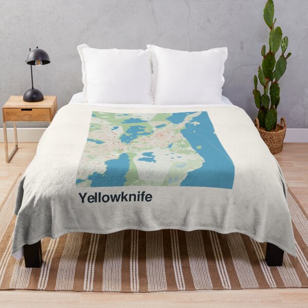 Item preview, Yellowknife Minimalistic Map Art designed and sold by MapsNerd.