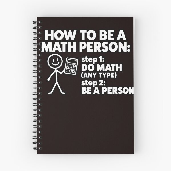 Item preview, How to Be a Math Person designed and sold by FrameFlow.
