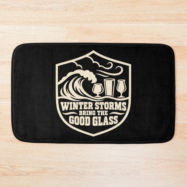 Item preview, Winter Storms Bring The Good Glass Sea Glass Humor designed and sold by DreamLayerStudio.