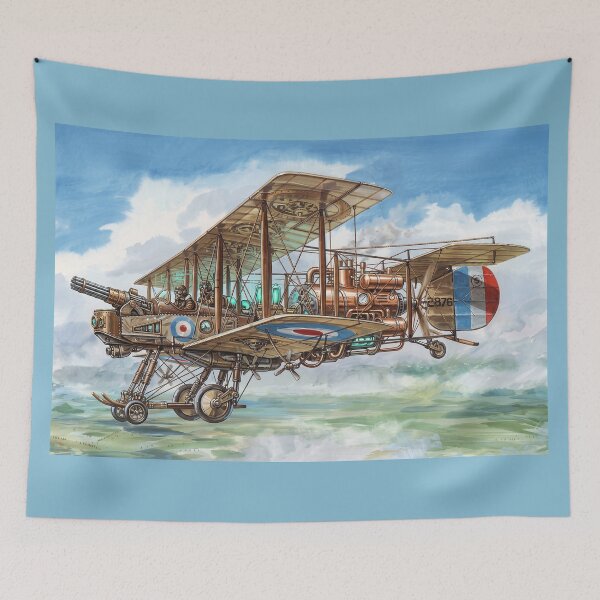 Item preview, Steampunk Vickers Biplane Flying Machine designed and sold by ArtworkNorth.