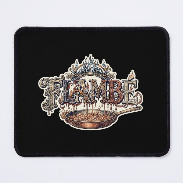 Item preview, Flambé Chef Design, Flambé Cooking Artwork, Chef Graphic, Cook Design, Cooking Gift, Chef Gift, Culinary Art, Kitchen Design, Professional Chef, French Cooking, Restaurant Kitchen designed and sold by Typologystudios.